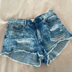 Garage Acid Wash Shorts